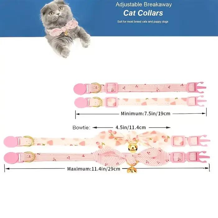 Collier de Style Mignon Réglable et Détachable Pour Chiens et Chats Occasions Spéciales
