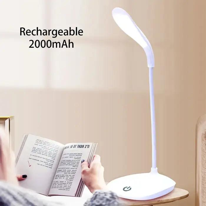 LED lampe de bureau USB charge lampe de chevet étude Protection des yeux 3 niveaux réglage de la lum