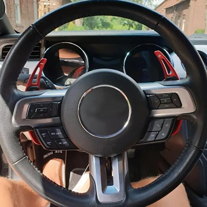 Pour Ford Mustang 2015 2016 2017 2018 2019 aluminium/fibre de carbone palettes de changement de vite