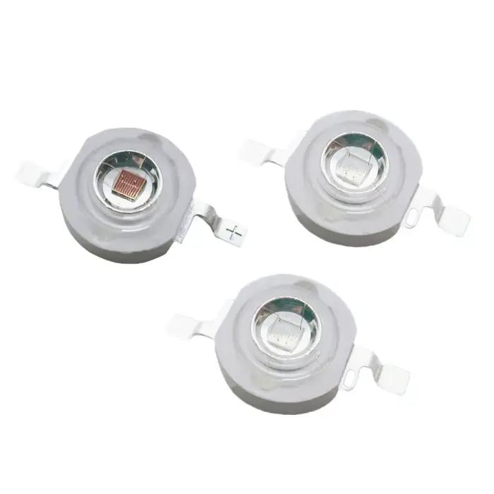 Perles LED haute puissance 1W 3w, blanc froid 6000k chaud naturel 4000k rouge 660nm vert bleu 460nm