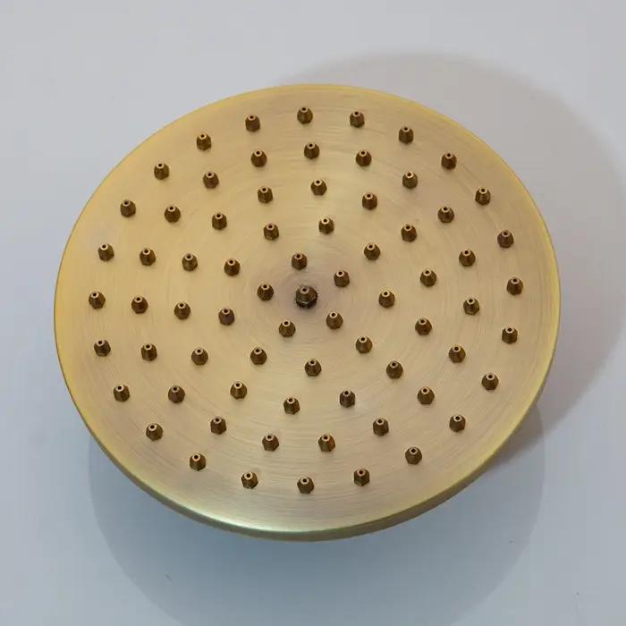 Tête de douche pluie Torayvino laiton 8 pouces sans bras robinetterie salle de bain pluie tropicale