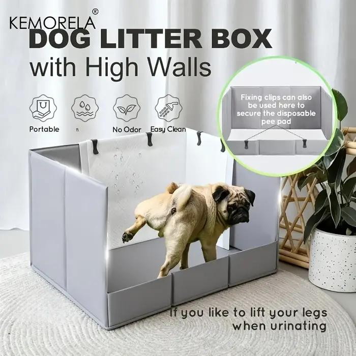 KEMORELA 1PCS Toilette pour chien de haute qualité améliorée 2.0 | Polyéthylène et polypropylène durables
