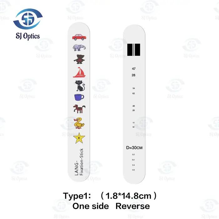 Barre de Fixation pour enfants avec testeur de Vision Anti-Suppression rouge vert, bâton de Fixation