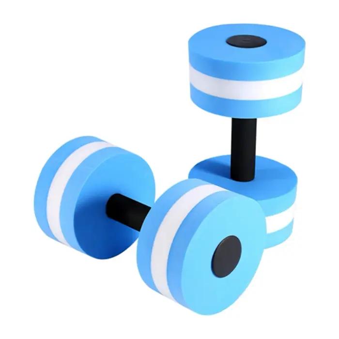 Équipement de fitness aquatique en EVA, haltères de fitness adaptés à la piscine, à la salle de sport, à l'école, au jardin parent-enfant, etc., 2 pièces