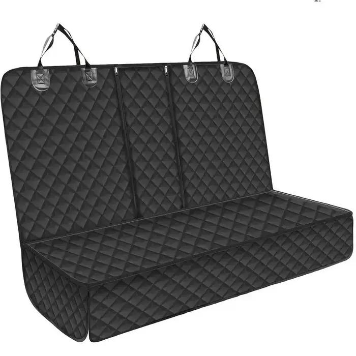 Housse de siège de voiture imperméable pour chien avec accoudoir central, matelas de transport pour