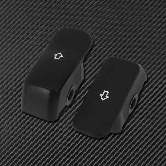 Capuchon d'extension de clignotant de moto, couvercle étendu de bouton de commutation noir pour Harl