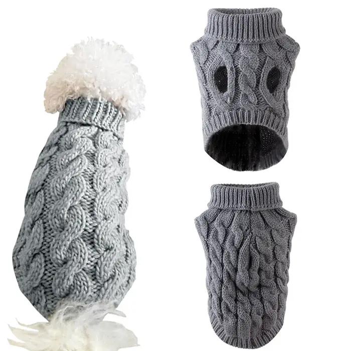 Chandails en laine pour petits chiens chiot chat occasions spéciales hiver confort polyvalent