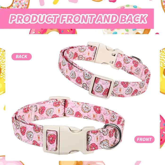 Collier Saint-Valentin personnalisé en nylon doux pour chiots et chatons confortables et sûrs occassions spéciales chiens animaux de compagnie