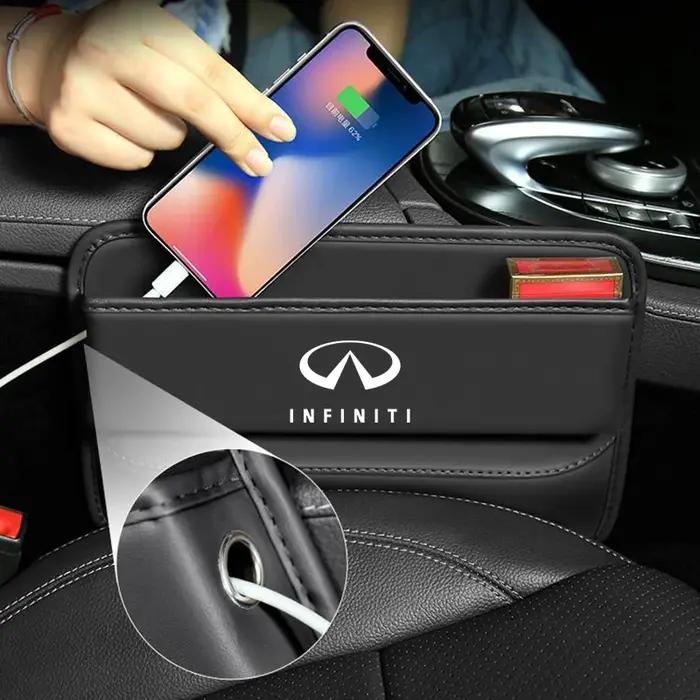 Boîte de rangement spéciale pour crevasse de siège de voiture, attrape-fente, accessoires intérieurs, adapté pour MF iti, Q50, QX70, Q60, Q30, QX60, G35