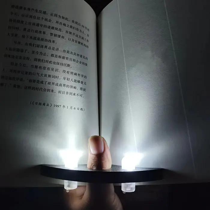 Marque-page de pouce avec support de page de livre LED pour une lecture confortable et élégante pour amoureux de livres et étudiants occasions spéciales