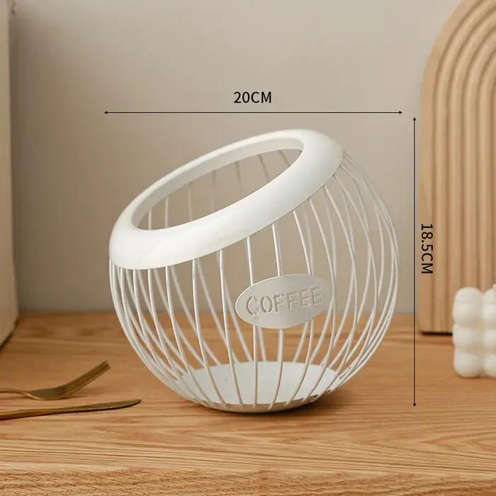 Organisateur créatif de capsules de café en fer