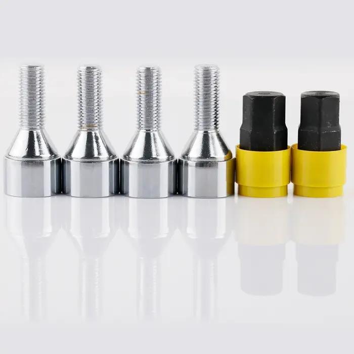 Serrure de roue en acier antivol, haute qualité, sécurité, boulons LDPBolts, tige 28mm, Fit Fiat, KI