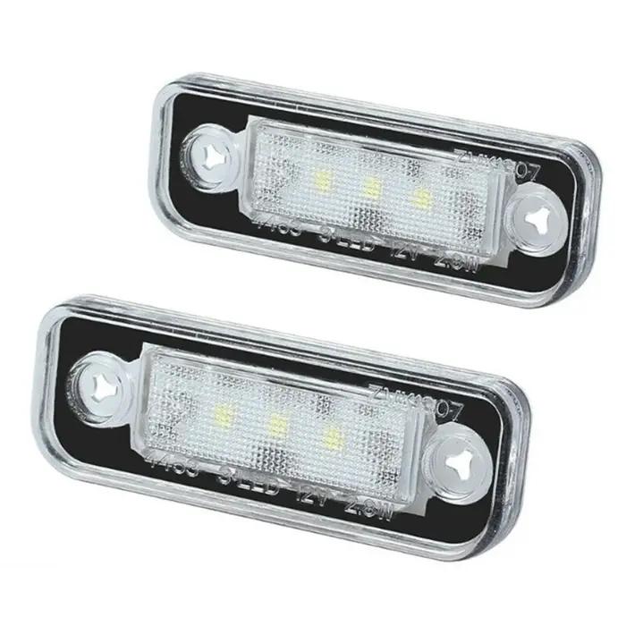 Lampe de plaque d'immatriculation LED pour voiture, 2 pièces, Canbus, pour mercedes-benz classe C/E
