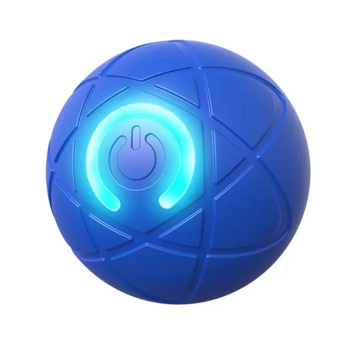 Balle électrique interactive intelligente pour chien avec LED