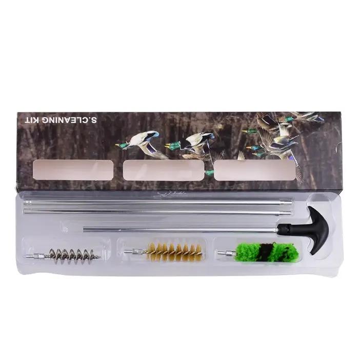 Ensemble de brosses de nettoyage pour pistolet avec jauge 12 GA 16 GA 20 GA 410 GA brosses nylon pour nettoyage de tube et tige pour chasseur occassions spéciales