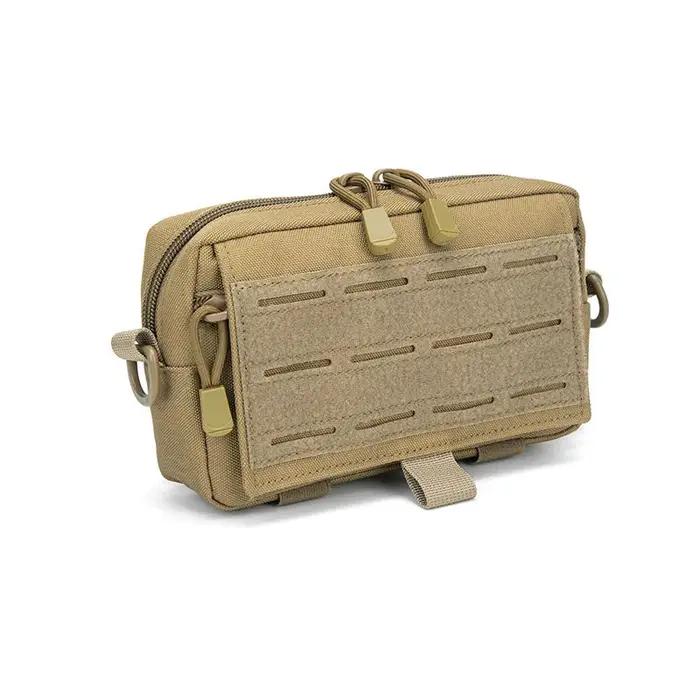 Pochette molle Jarhead en nylon gris clair, pochette à outils utilitaire EDC pour chasseurs, pochette modulaire horizontale, sac de chasse occasions spéciales