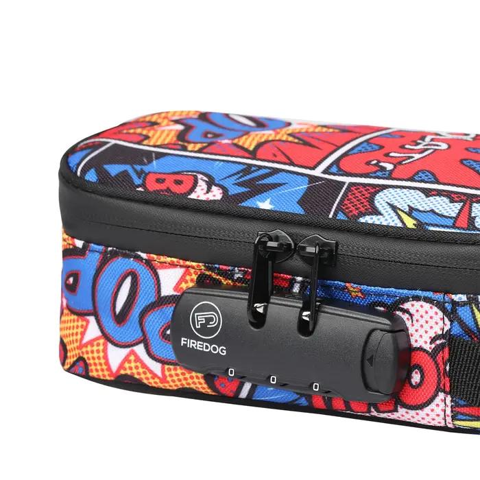 Sac anti-odeur FireDog avec étui de rangement d'odeur à serrure à combinaison pour rangement de vêtements et équipements sportifs occassions quotidiennes et voyages