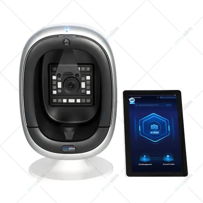 Analyseur Facial 3D Portable : Appareil de Diagnostic Cutané Intelligent avec Caméra et Miroir Magique pour l'Analyse