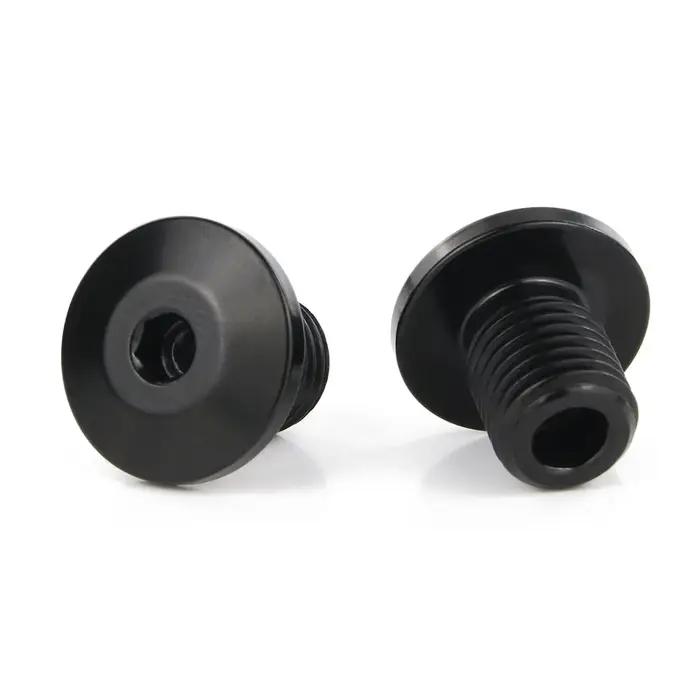 Boulons universels pour trou de rétroviseur de moto M10 x 1.25, 2 pièces, adaptés à Yamaha Honda Kaw