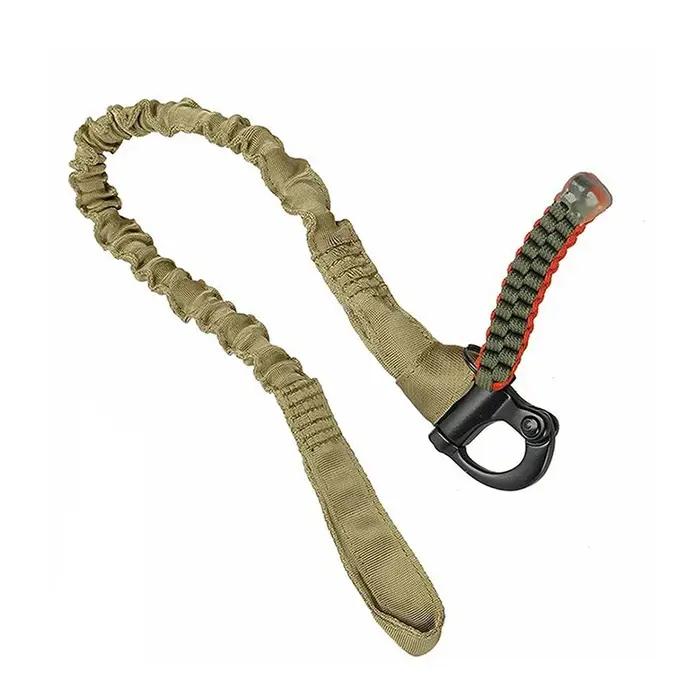 Élingue de sécurité militaire en nylon robuste pour fusil, lanière de protection tactique à dégagement rapide pour chasse en plein air