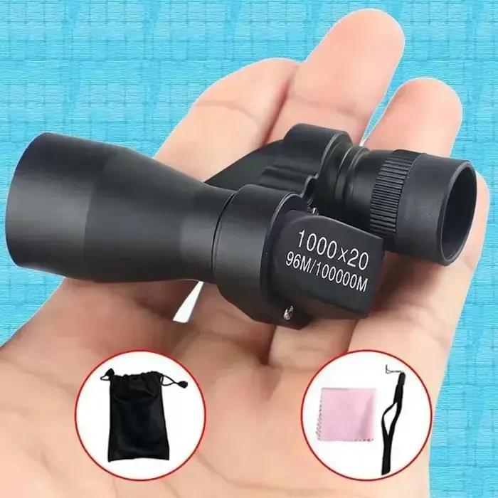 Monoculaire mini portable 1000x20 haute magnification HD zoom optique étanche chasse camping pêche