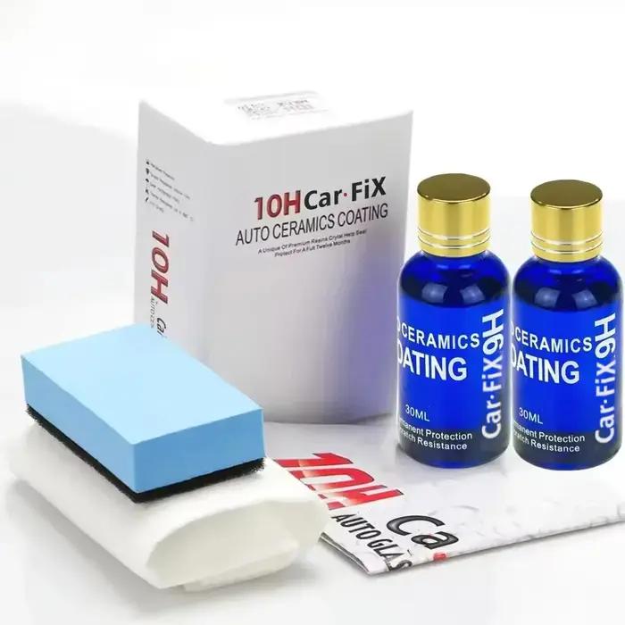 2 pièces 30ml 10H anti-rayures Auto céramique verre manteau liquide hydrophobe peinture soin vernis