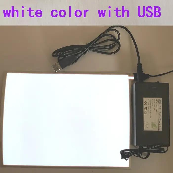 Bande lumineuse électroluminescente avec USB, rétroéclairage EL, panneau EL, feuille EL, lampe avec