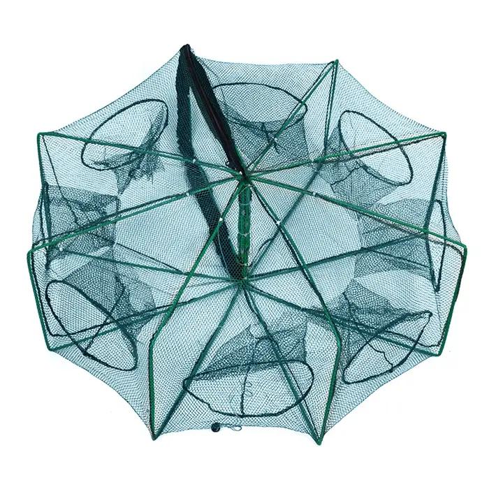 Piège à pêche pliable, panier de pêche léger