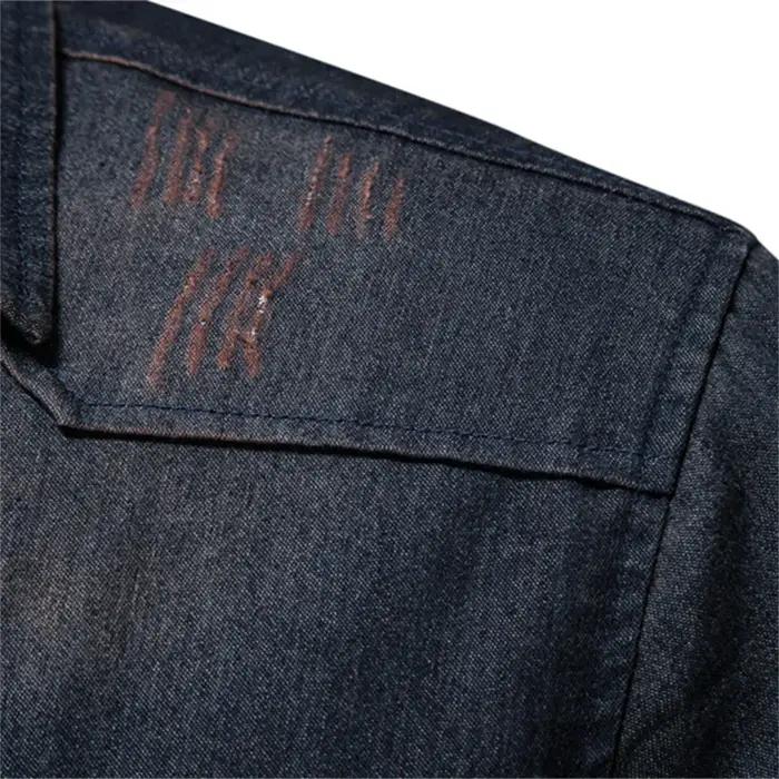 AIOPESON marque élastique coton Denim chemise hommes à manches longues qualité Cowboy chemises pour hommes décontracté mince Fit hommes vêtements de créateur