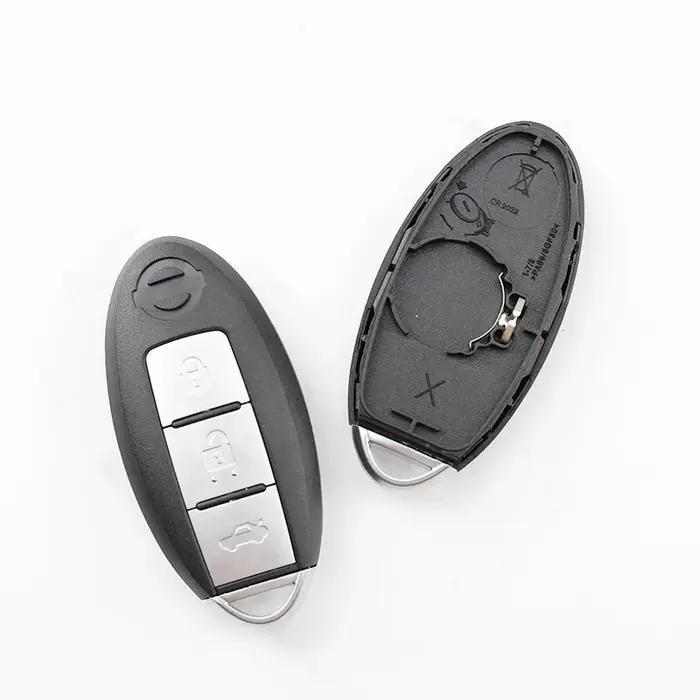 Coque de clé télécommande pour Nissan 2/3/4 boutons Qashqai Juke J10 J11 x-trail T32 T31 kick Tiida Pathfinder Note Vers