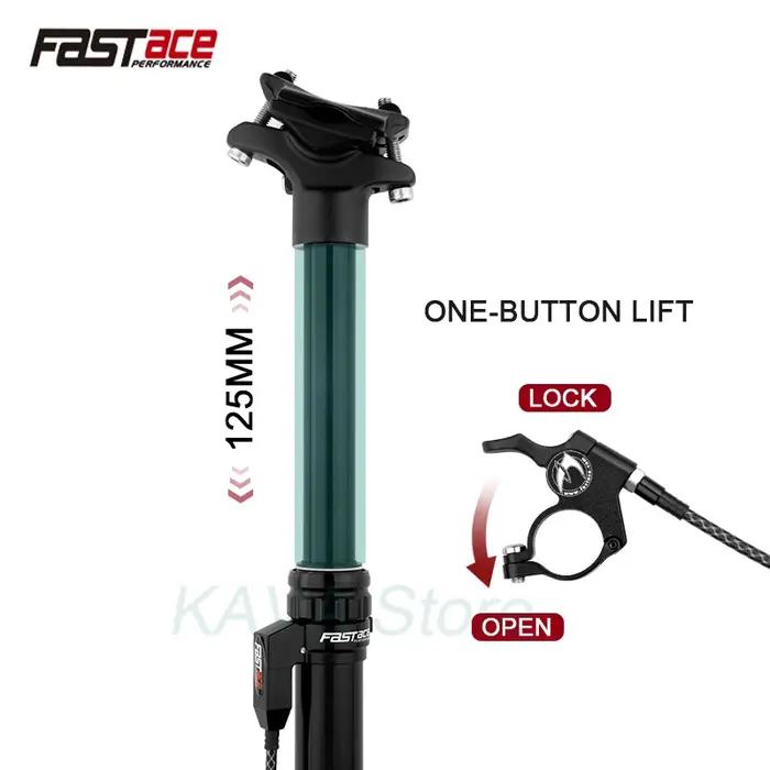 Fastace-Tige de dégager télescopique VTT, compte-gouttes réglable, levier de dégager VTT, longueur 2