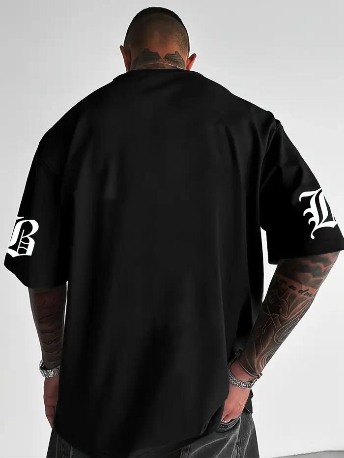Le nouveau T-shirt pour hommes pour l'été 2025, est un décontracté, à la mode, sportif, respirant, d