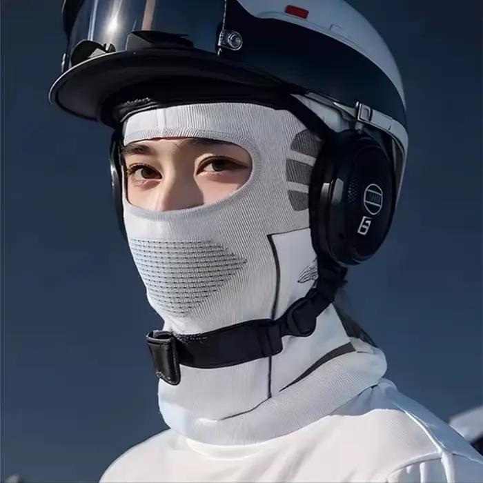 Écharpe thermique résistante au froid pour hommes et femmes, chapeau de Ski d'hiver, cagoule, masque complet, Ski, cyclisme, chasse, couvre-tête, doublure de casque