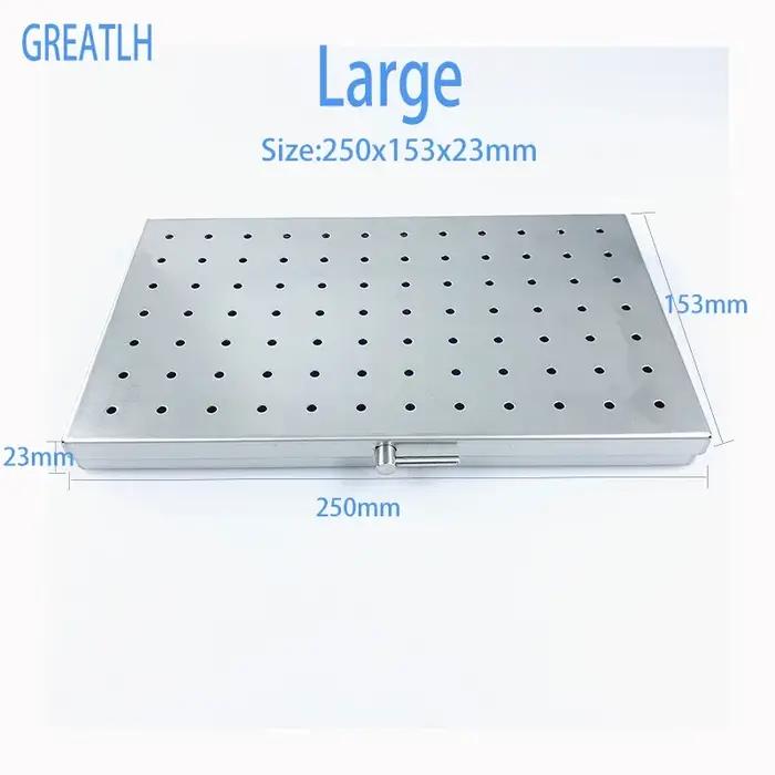 Boîte de stérilisation à plateau Autoclavable avec tapis en Silicone