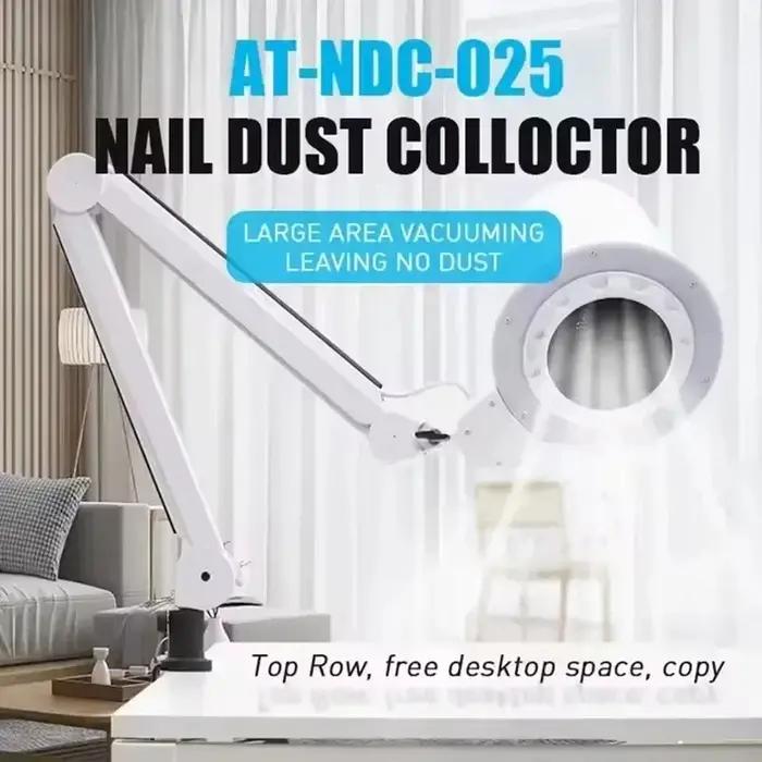 Lampe sans ombre avec collecteur de poussière d'ongles 2 en 1 pour salon de beauté accessoire de précision pour esthéticiennes occasions spéciales