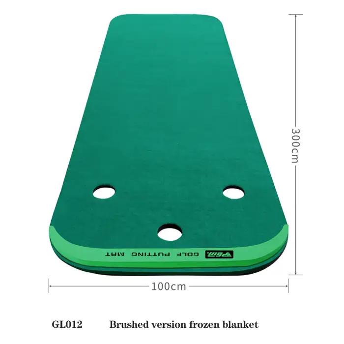 PGM Tapis de golf portable avec bordure avant antidérapante, tapis d'entraînement professionnel pour l'entraînement au golf en intérieur et en extérieur