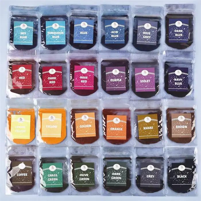 10g poudre colorant tissu colorants Textile teinture vêtement cravate