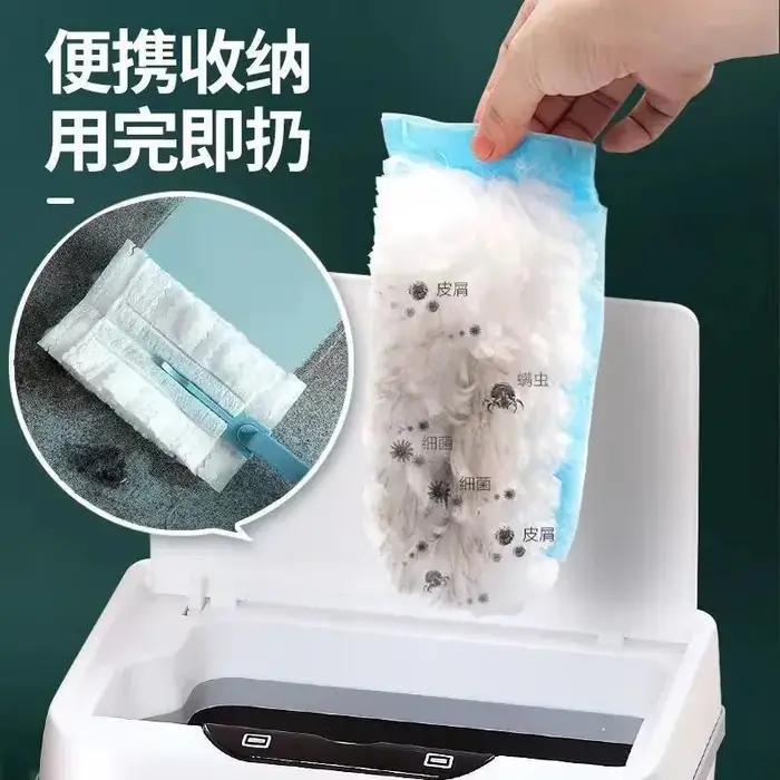 Collecteur de poussière électrostatique pour le nettoyage de table en tissu de fibres jetable domest