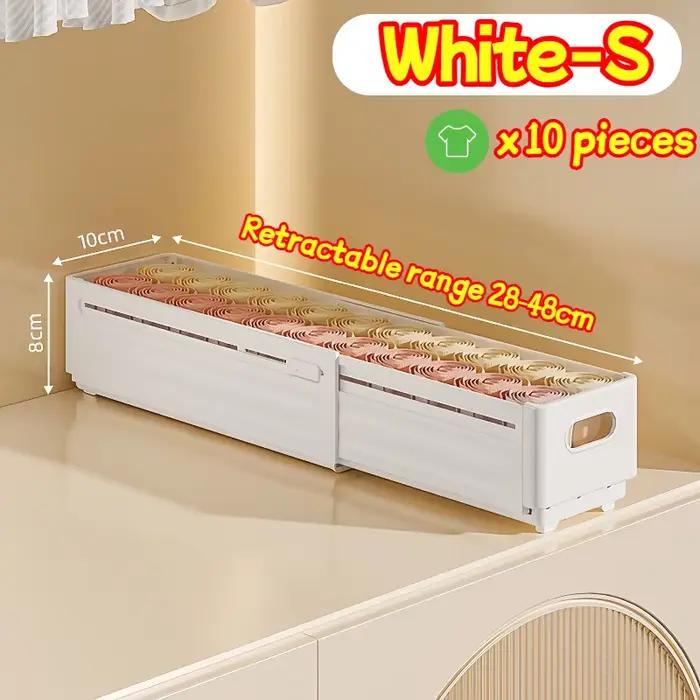 Boîte de rangement ajustable pour vêtements, organisateur de placard, organiseur de vêtements par ca