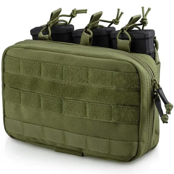 Pochette d'administration Triple Mag, pochette pour magazines tactiques, organisateur utilitaire Mol