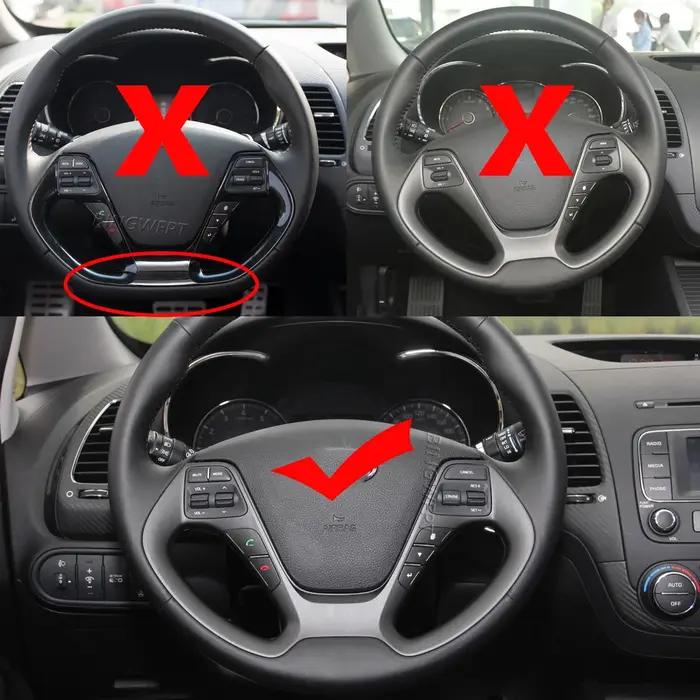 Panneau de commande de volant de haute qualité, pour Kia K3 K3S Cerato Ceed jd Rio 3, cadre sans bou