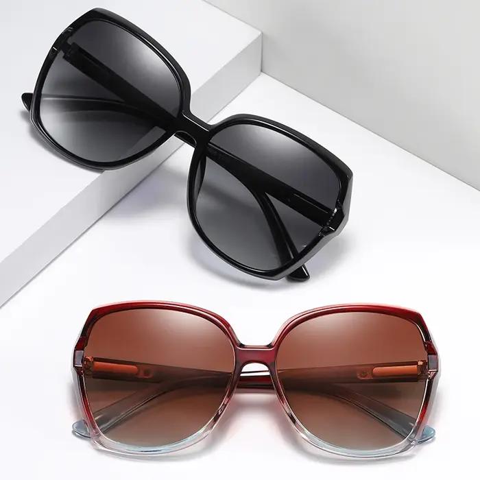BARCUR marque surdimensionné TR90 lunettes de soleil femmes lunettes de soleil polarisées dames nuan