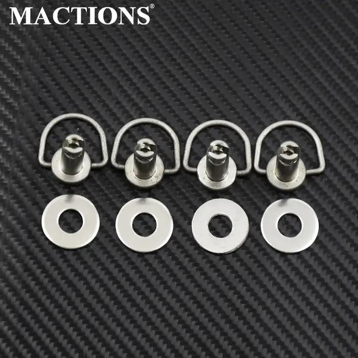 Boulon de goujon de broche de montage de sacoche rigide de fixation de moto pour Harley Softail Fat