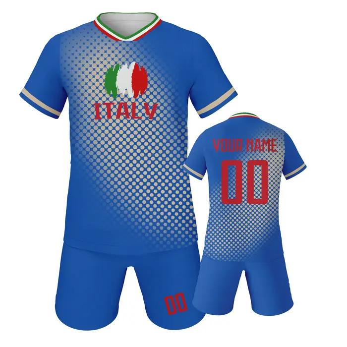 Kit de maillot de football personnalisé pour enfants, uniforme de football personnalisé avec nom et