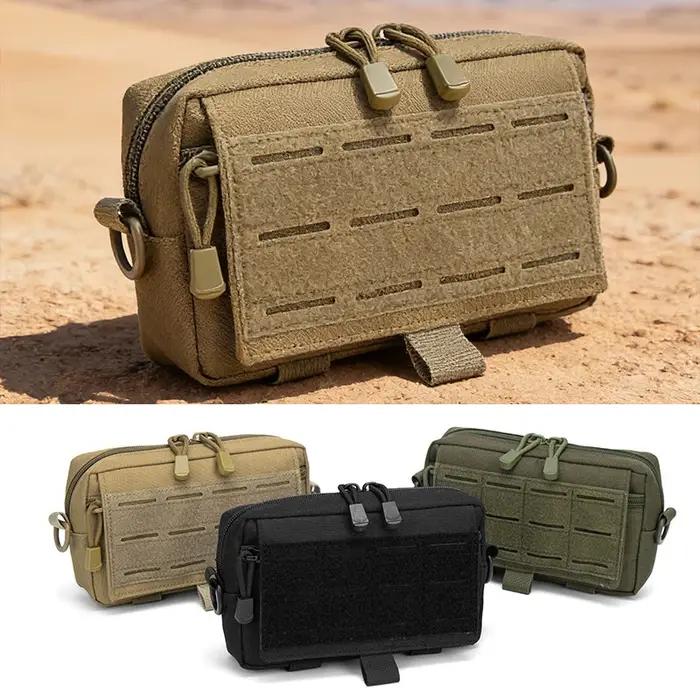 Pochette molle Jarhead en nylon gris clair, pochette à outils utilitaire EDC pour chasseurs, pochette modulaire horizontale, sac de chasse occasions spéciales