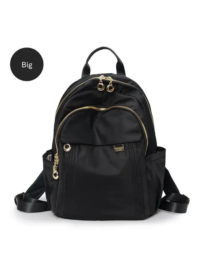 Fouvor femmes sac à dos en Nylon imperméable élégant grand sac à dos jeunesse décontracté léger voyage épaules sacs dame