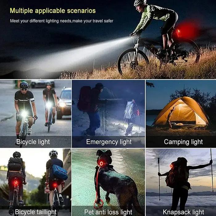Porte-clés lampe de poche pour Police USB Recharge lampe de poche LED pince d'épaule lumières averti