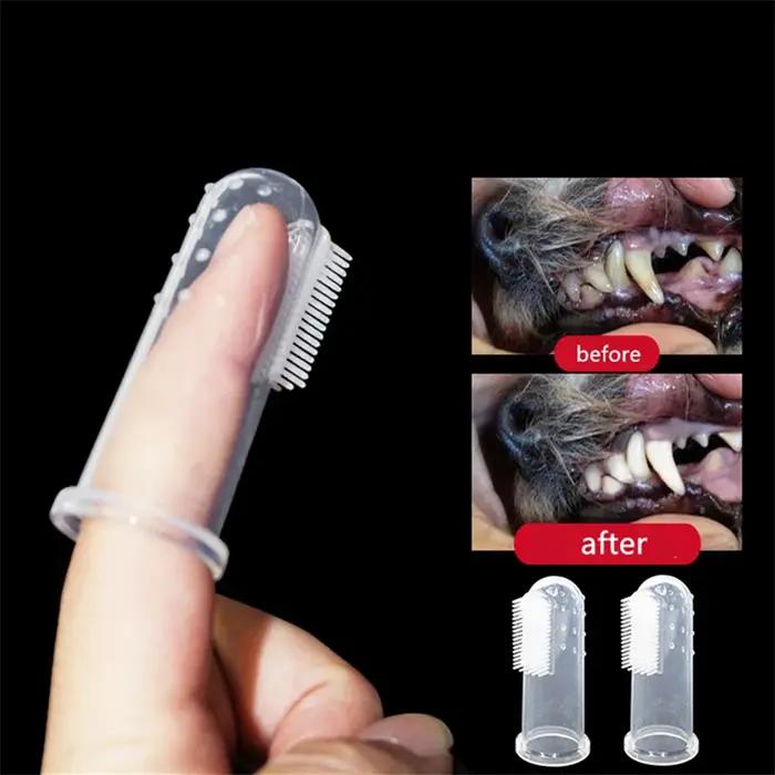 Brosse à dents super douce pour animaux de compagnie