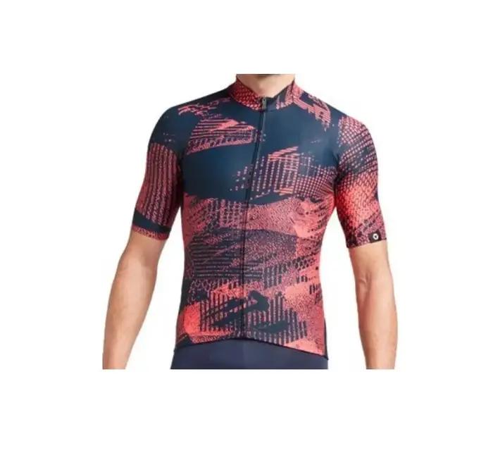 Maillot de cyclisme pour homme ensemble short et tshirt vêtements de cyclisme pour homme été polyester lycra coussin en éponge ajustement parfait occasion sportive