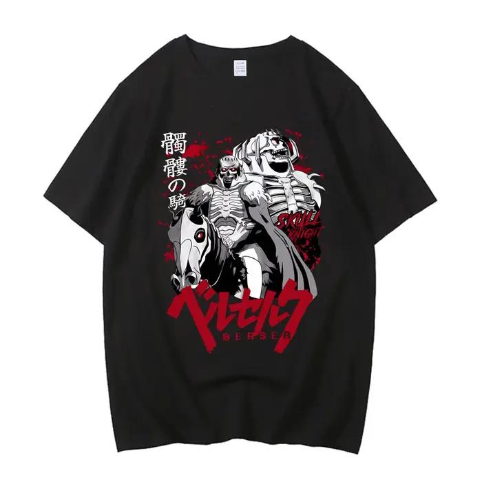 Berserk T-shirt bande Guts Berserker armure horreur Anime coton haute qualité à manches courtes T-shirt hommes